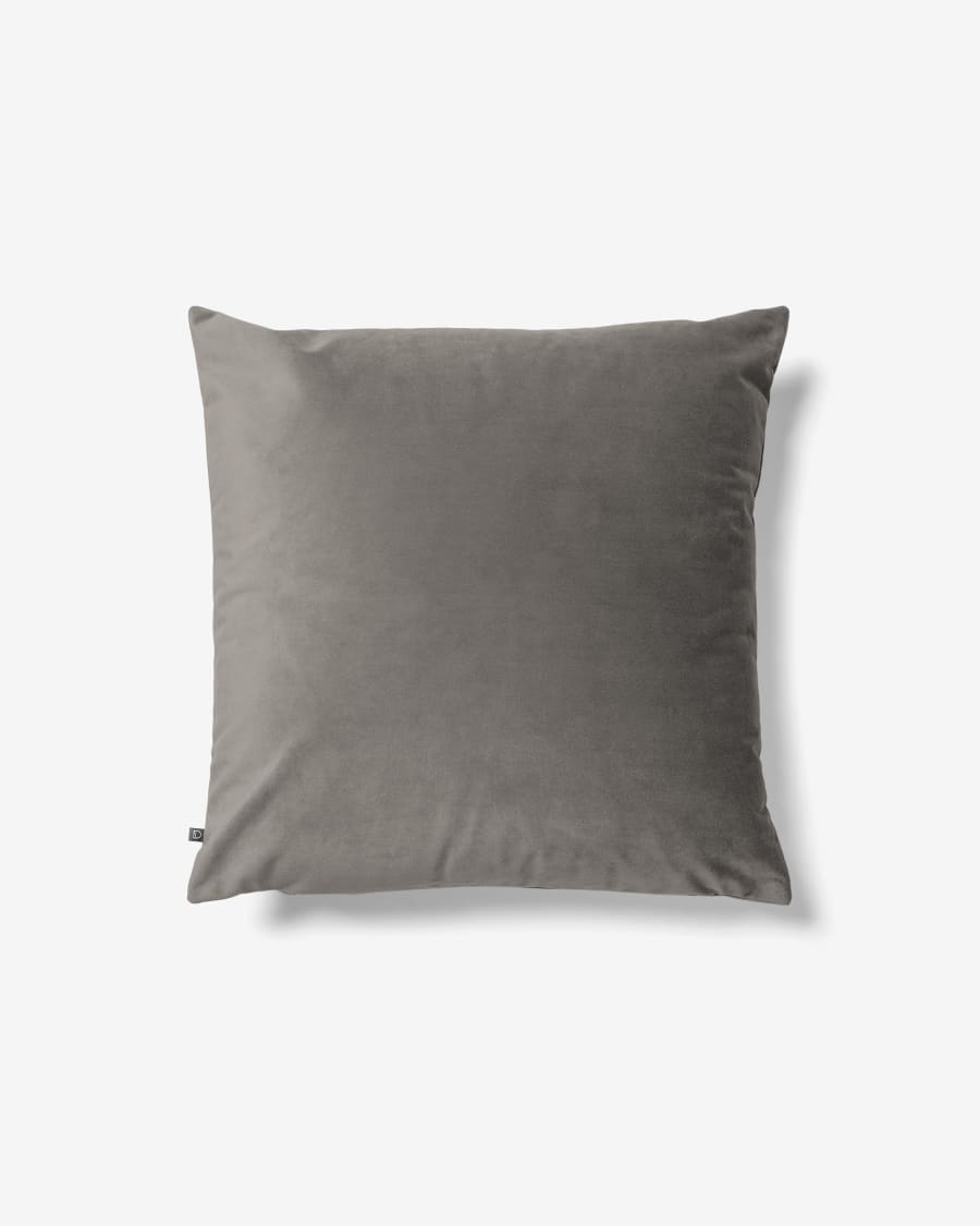 Lita cushion cover 45 x 45 cm grey velvet