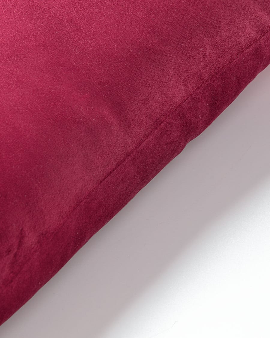 Lita cushion cover 45 x 45 cm burgundy velvet