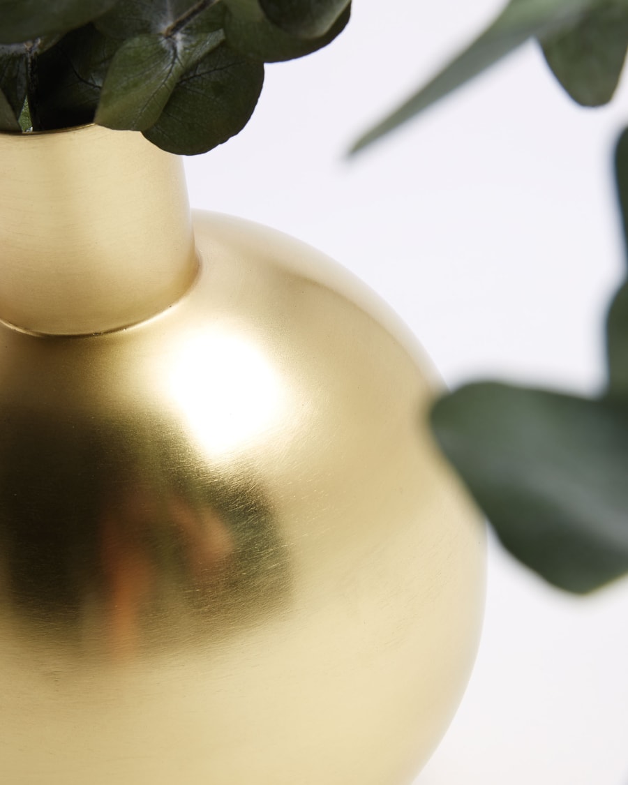 Βάζο Ferwick, μεταλλικό χρυσό