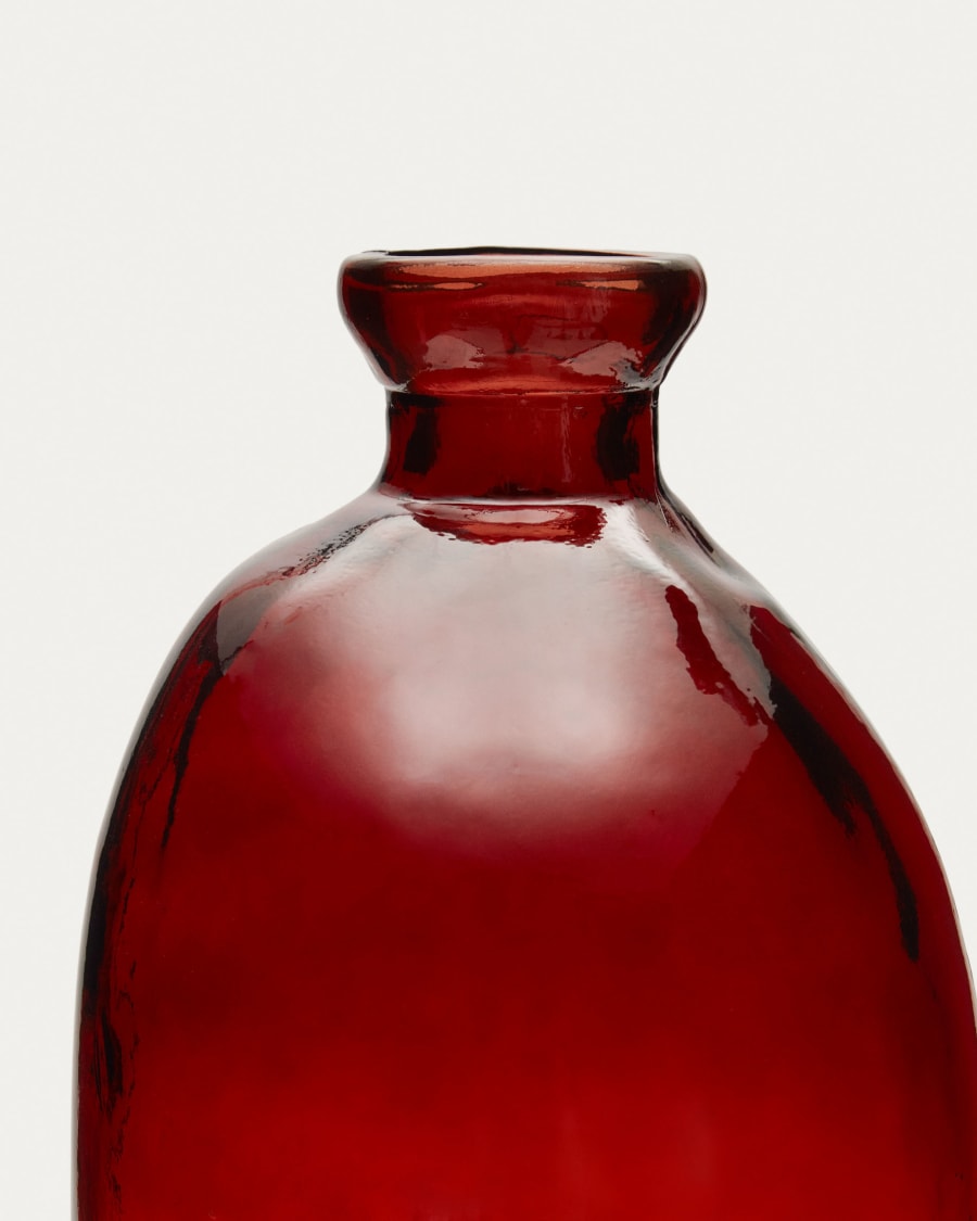 Brenna vase in 100% recycled brown glass, 73 cm