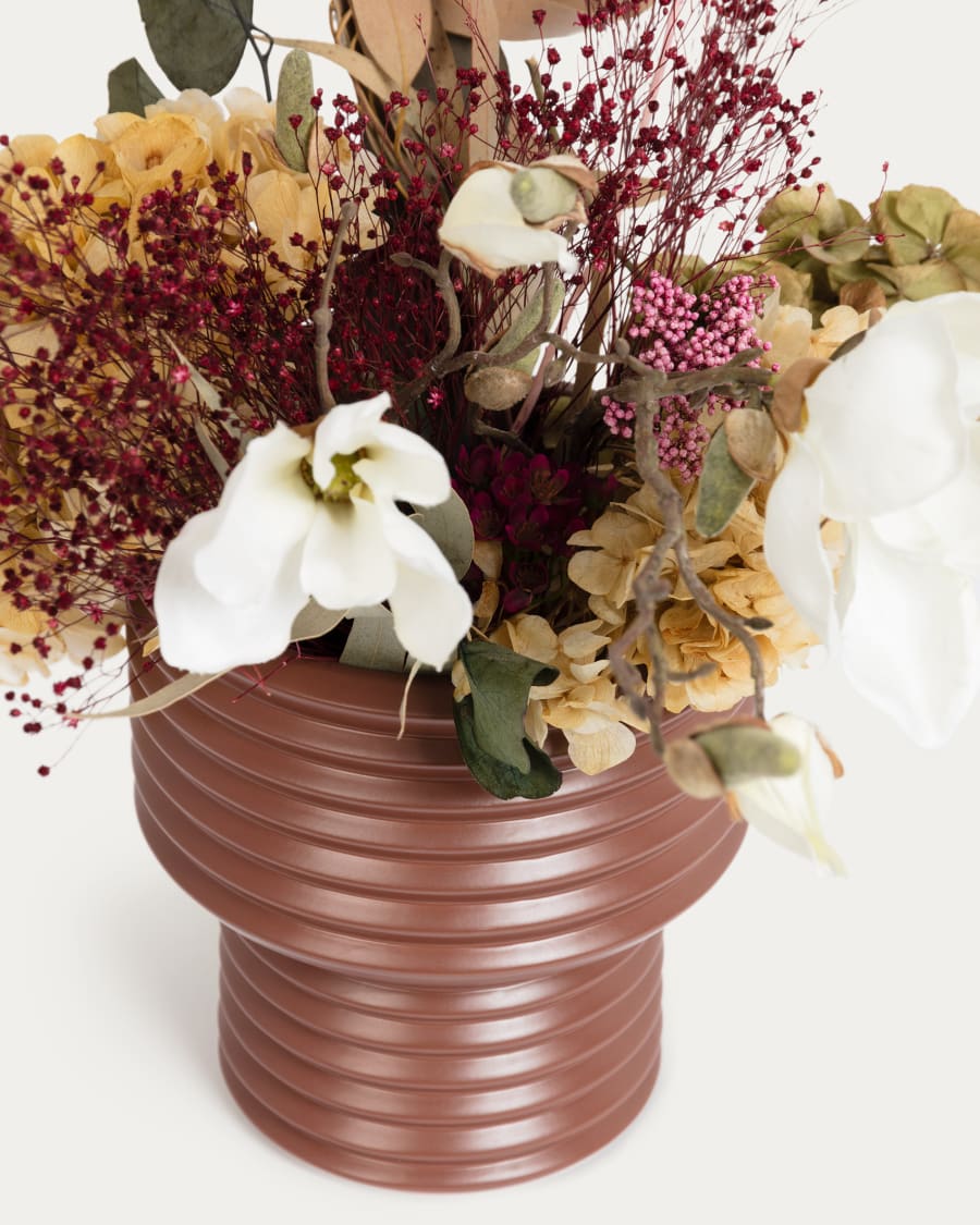 Aleray ceramic vase brown