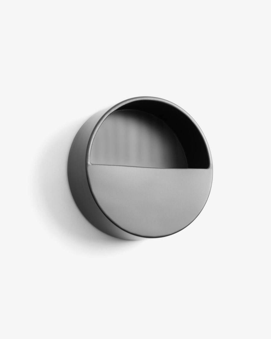 Επιτοίχιο κασπώ Aldina, μαύρο, Ø19εκ