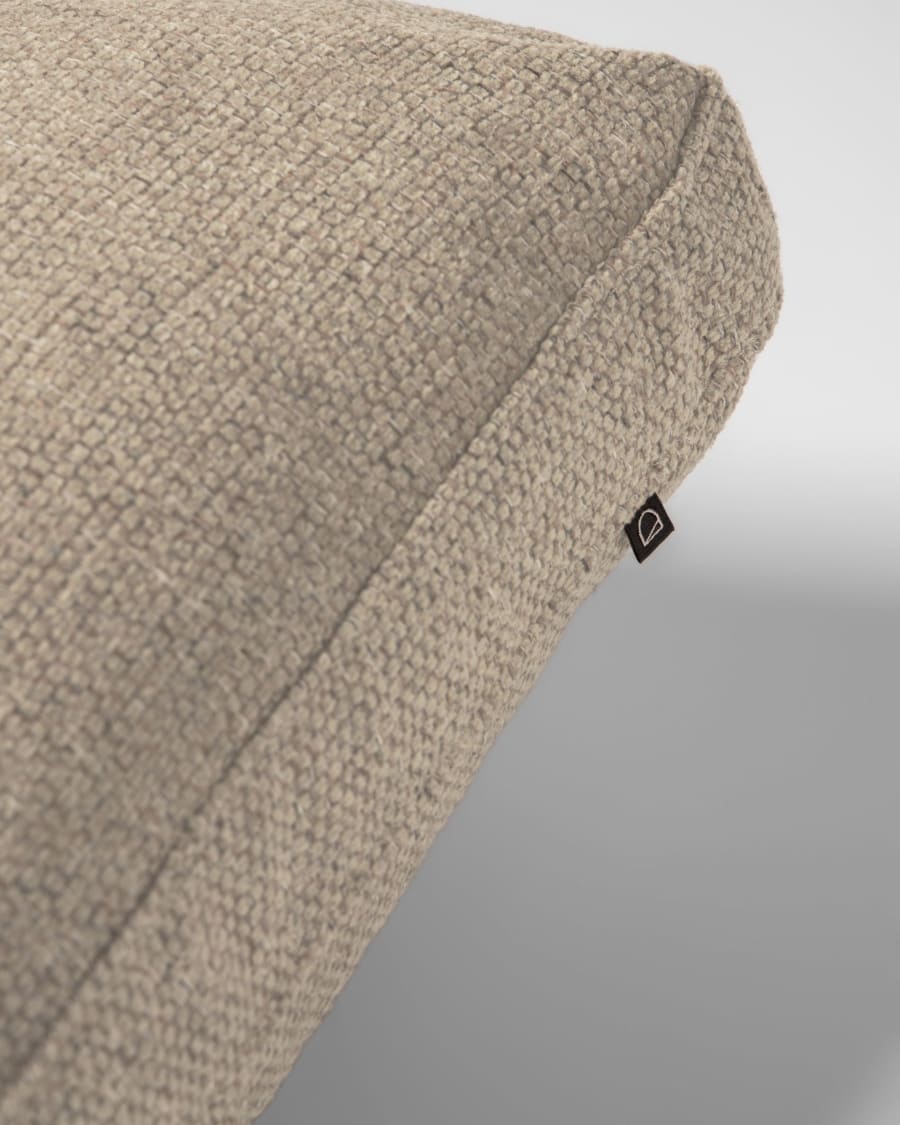 Blok cushion in beige, 50 x 60 cm
