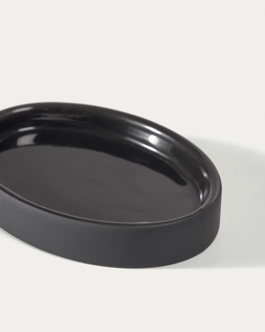 Riga black soap dish