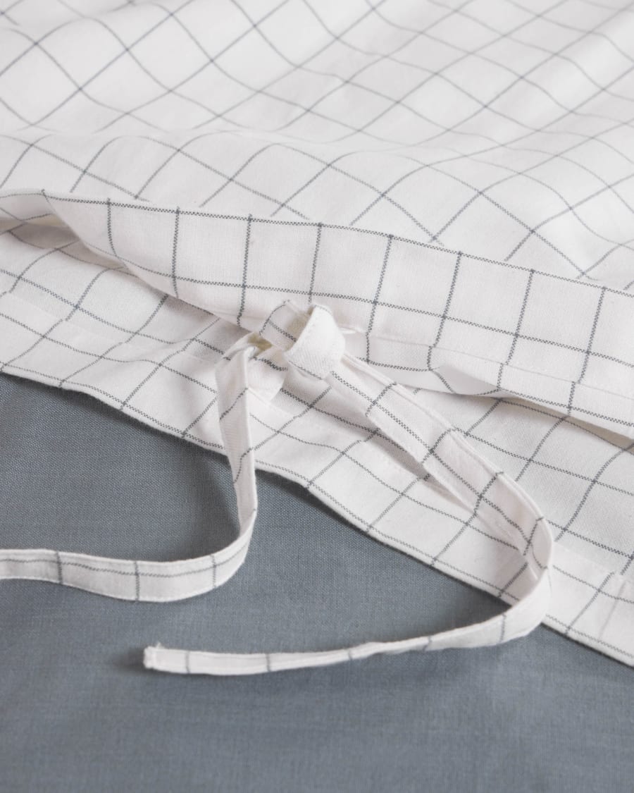 Set Lesly fondo, copripiumino e federa in cotone biologico (GOTS) 150x190 cm