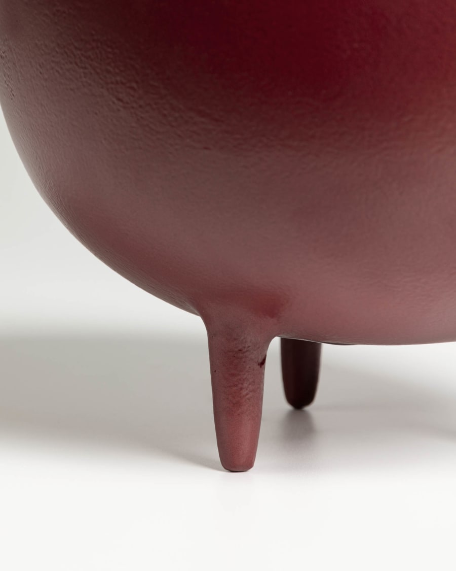 Bintou metal bowl garnet
