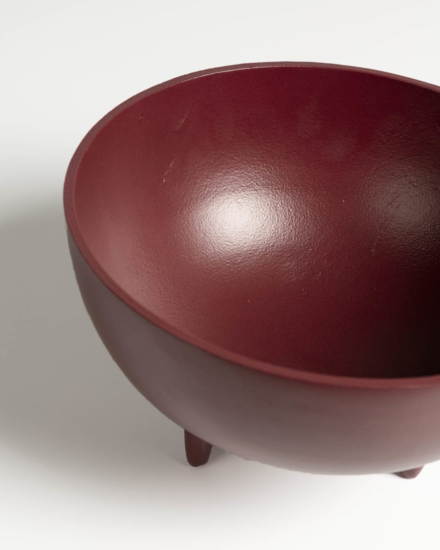 Bintou metal bowl garnet