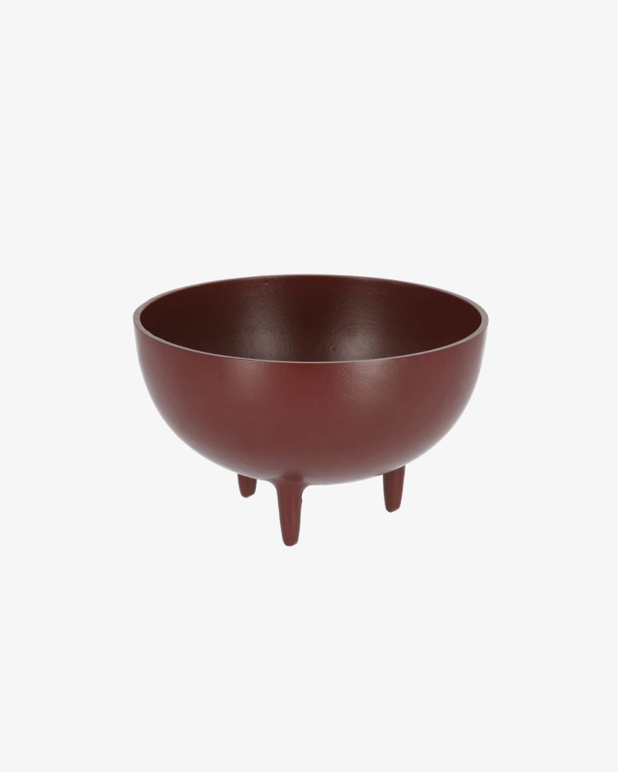 Bintou metal bowl garnet