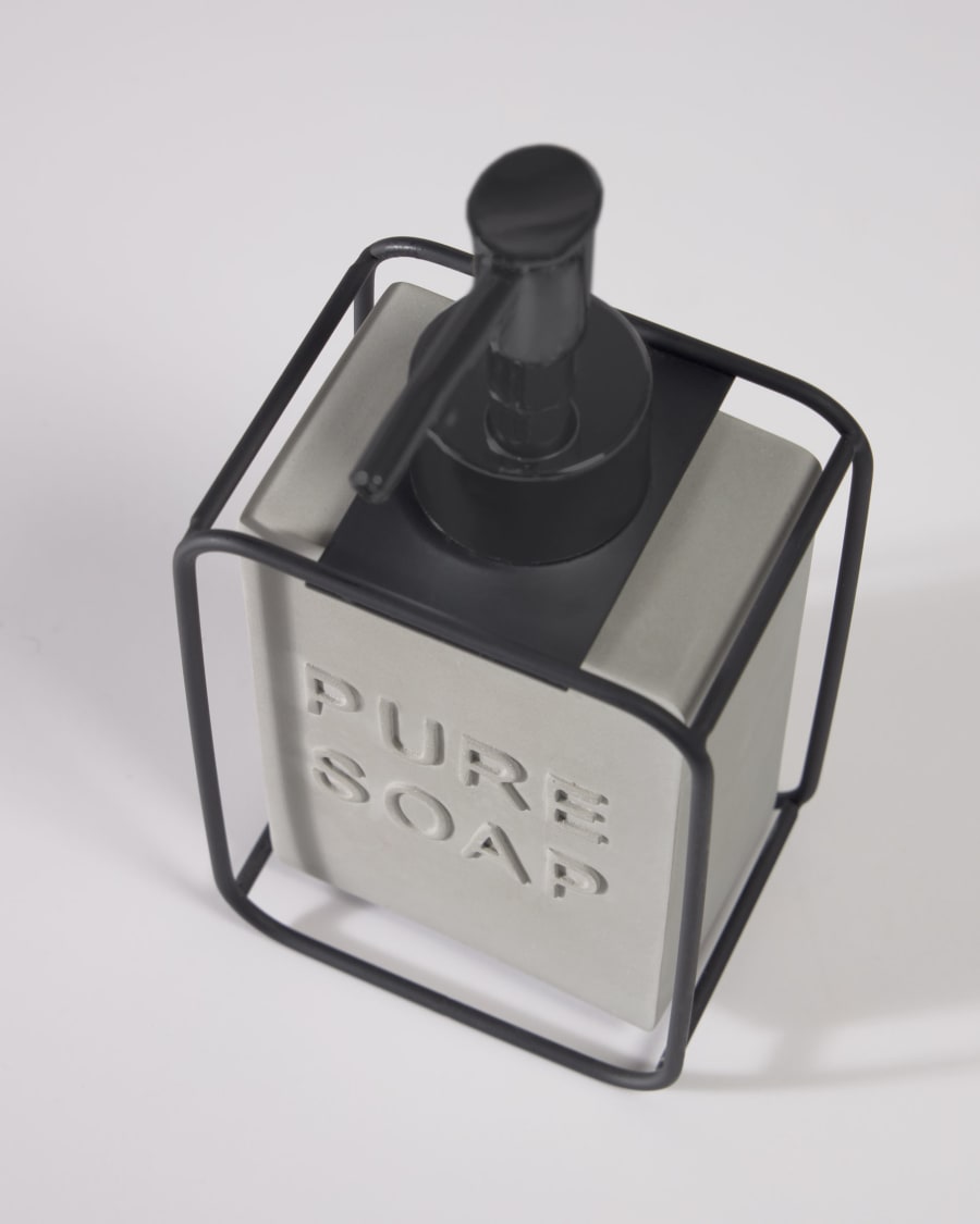 Jainen black soap dispenser