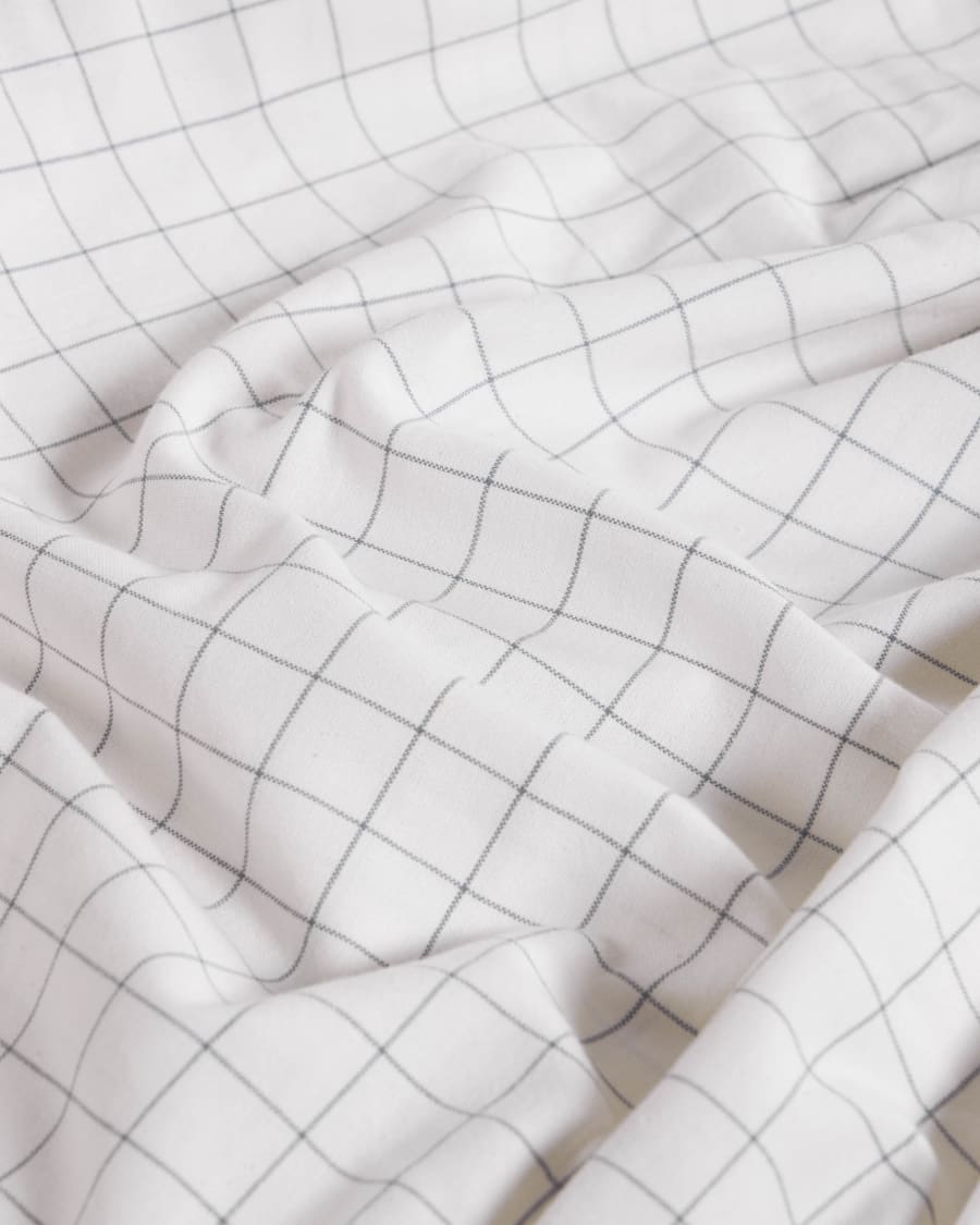 Set Lesly fondo, copripiumino e federa in cotone biologico (GOTS) 150x190 cm