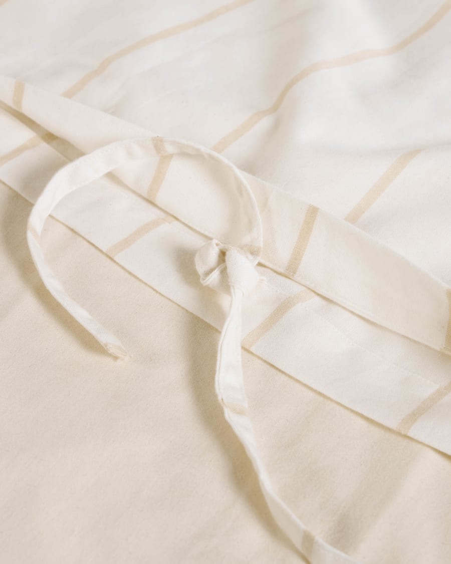 Σετ κλινοσκεπασμάτων Kalid, οργανικό βαμβάκι GOTS, μουσταρδί, 135x190 εκ