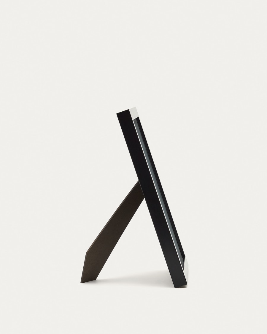 Neale wooden photo frame with black finish, 21 x 28 cm