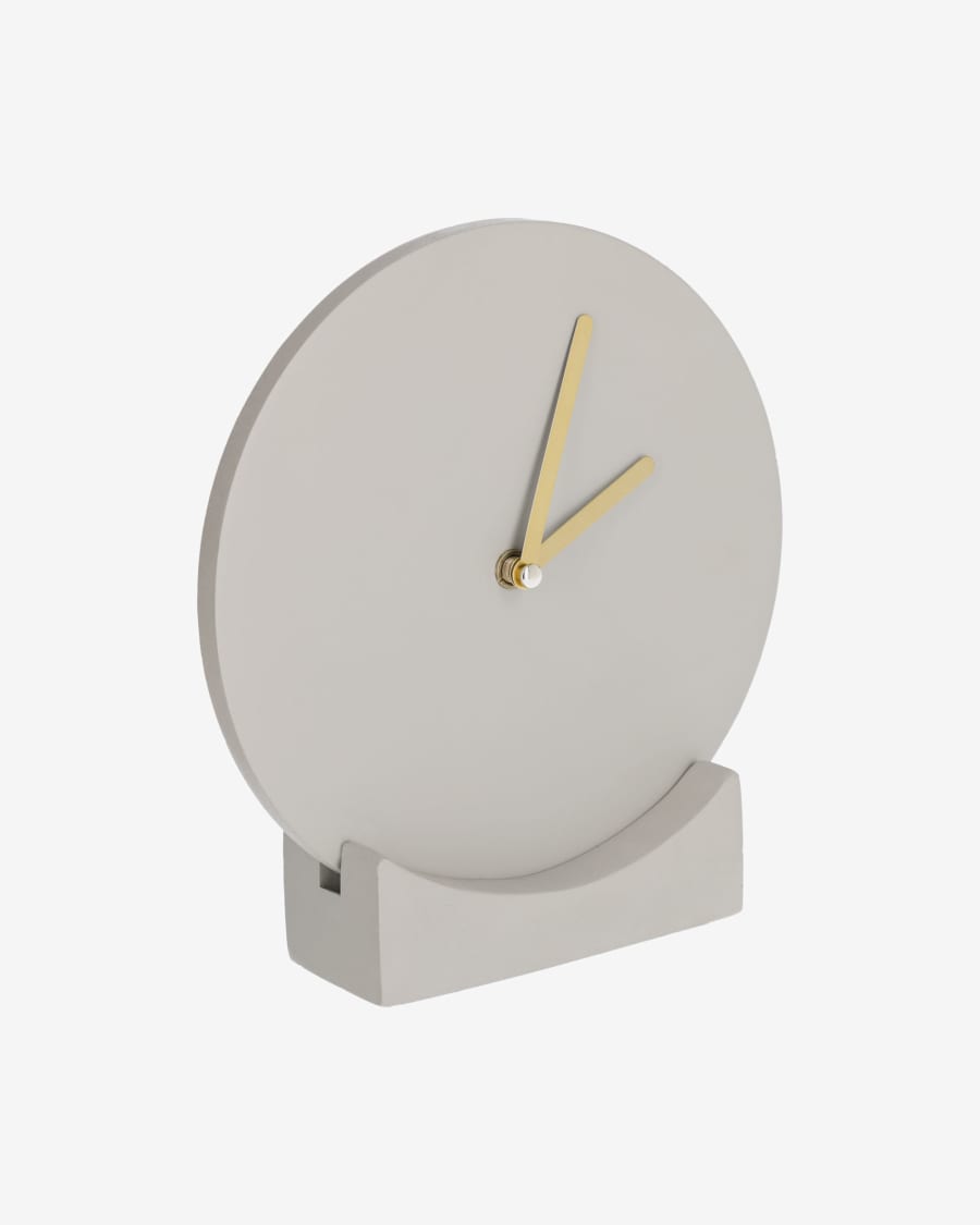 Tahiel grey clock, 19,9 cm