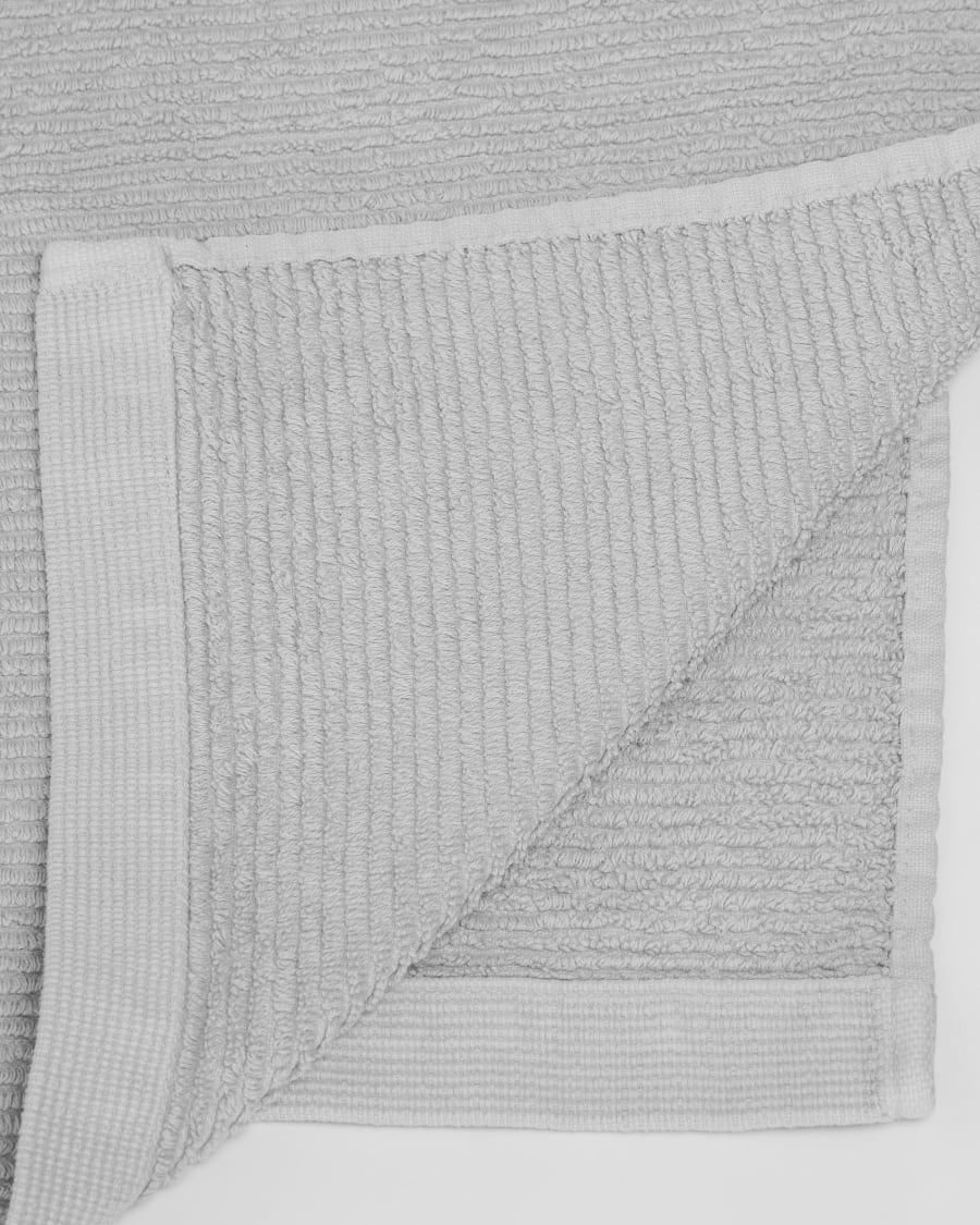 Miekki small bath towel light grey