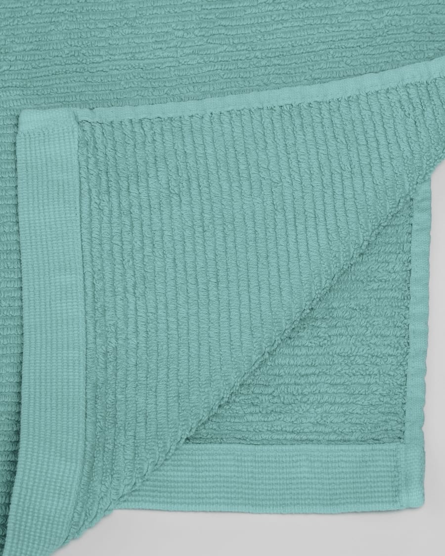 Miekki small bath towel light turquoise