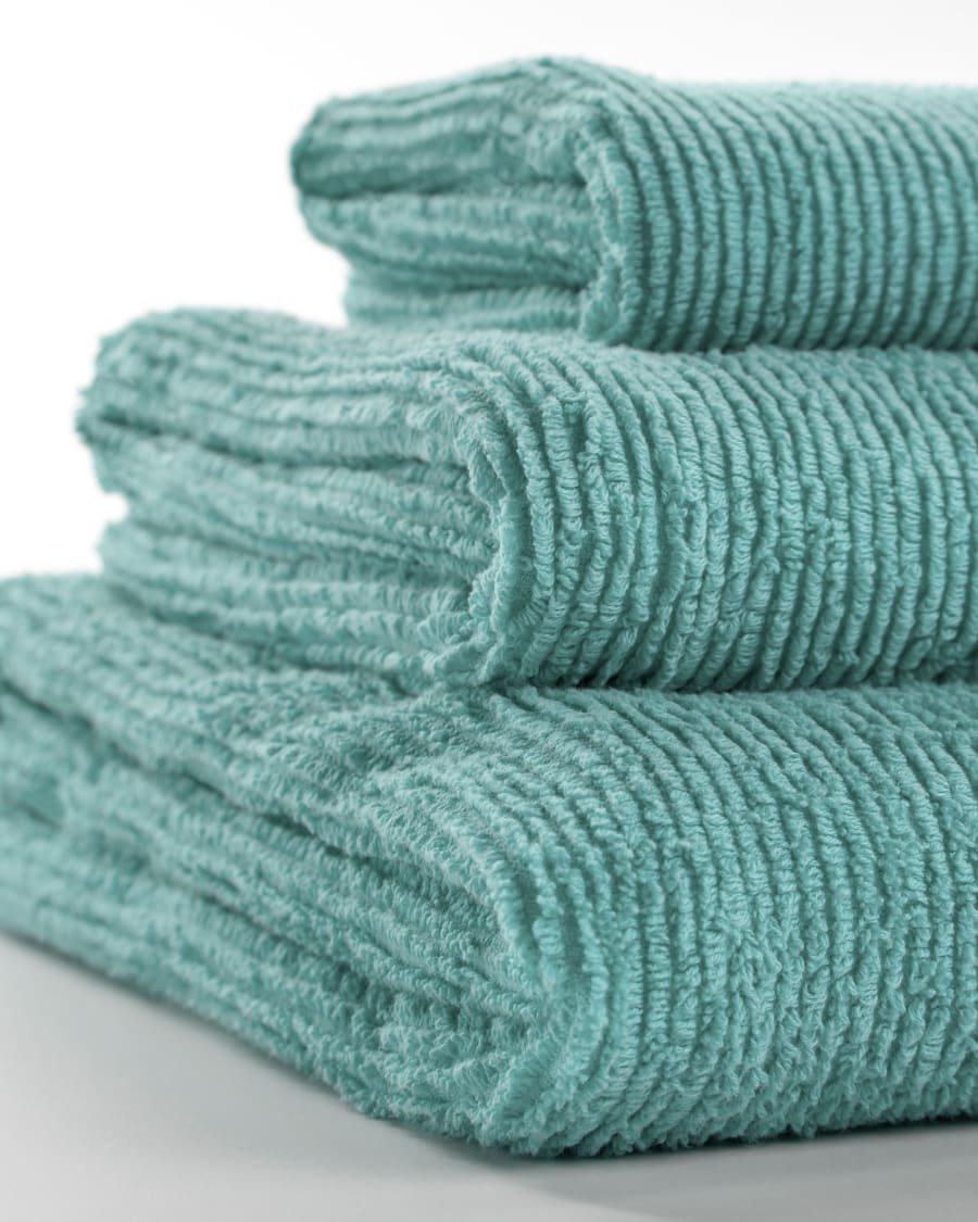 Miekki small bath towel light turquoise