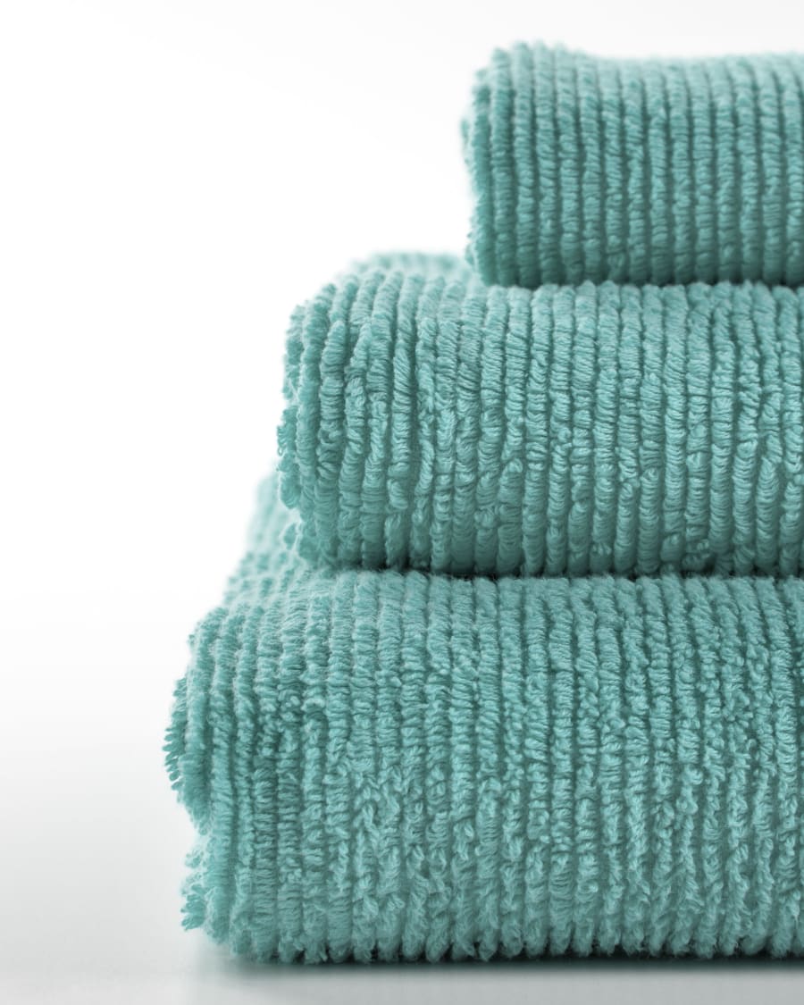 Miekki small bath towel light turquoise