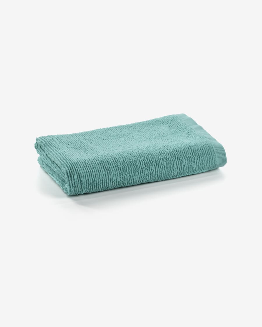 Miekki small bath towel light turquoise