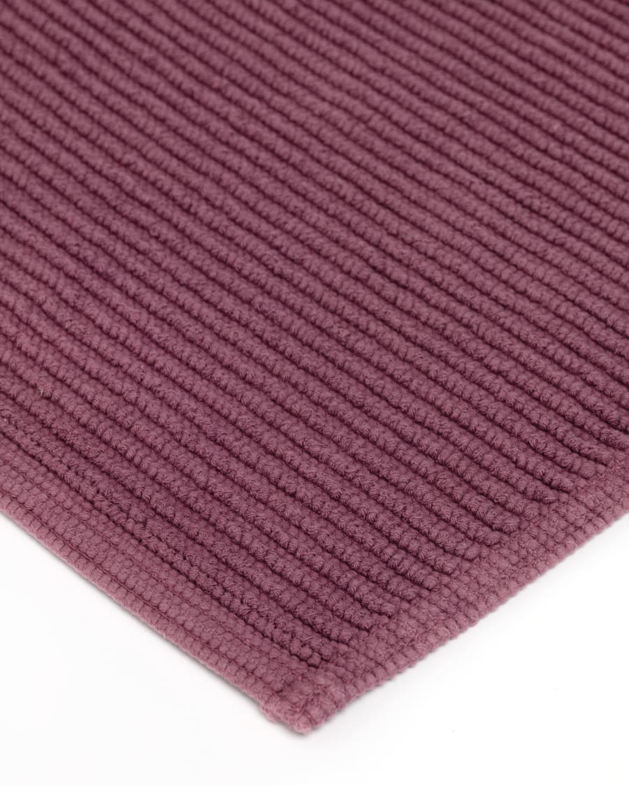 Miekki bath mat burgundy 40 x 60 cm