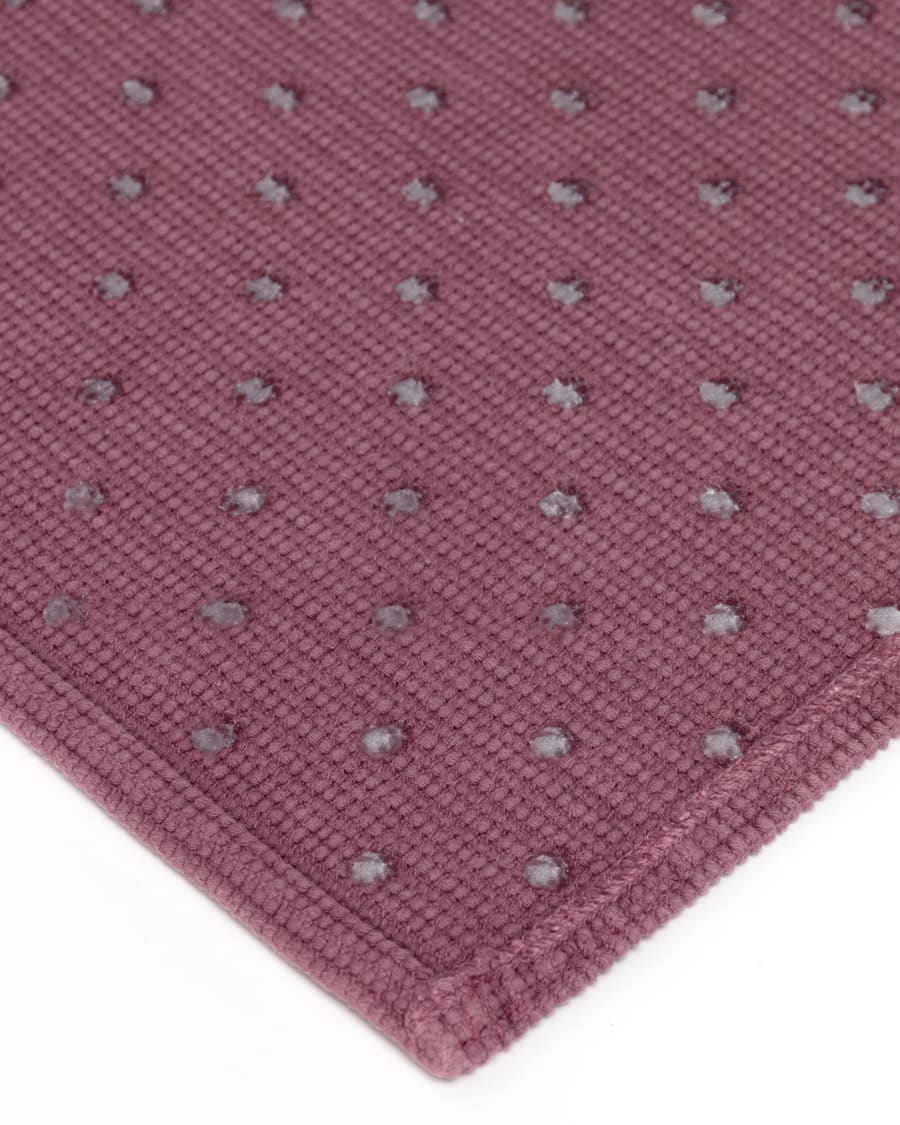 Miekki bath mat burgundy 40 x 60 cm