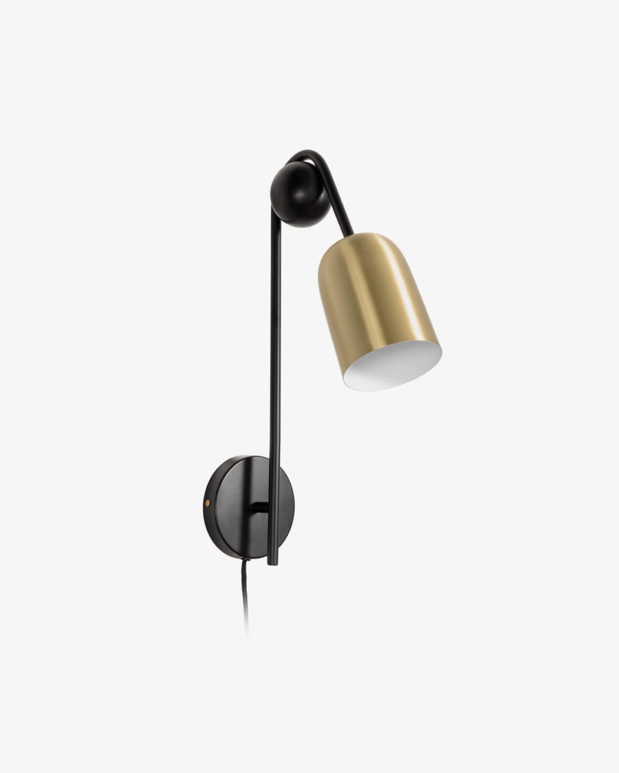 Natsumi metal and wood wall light