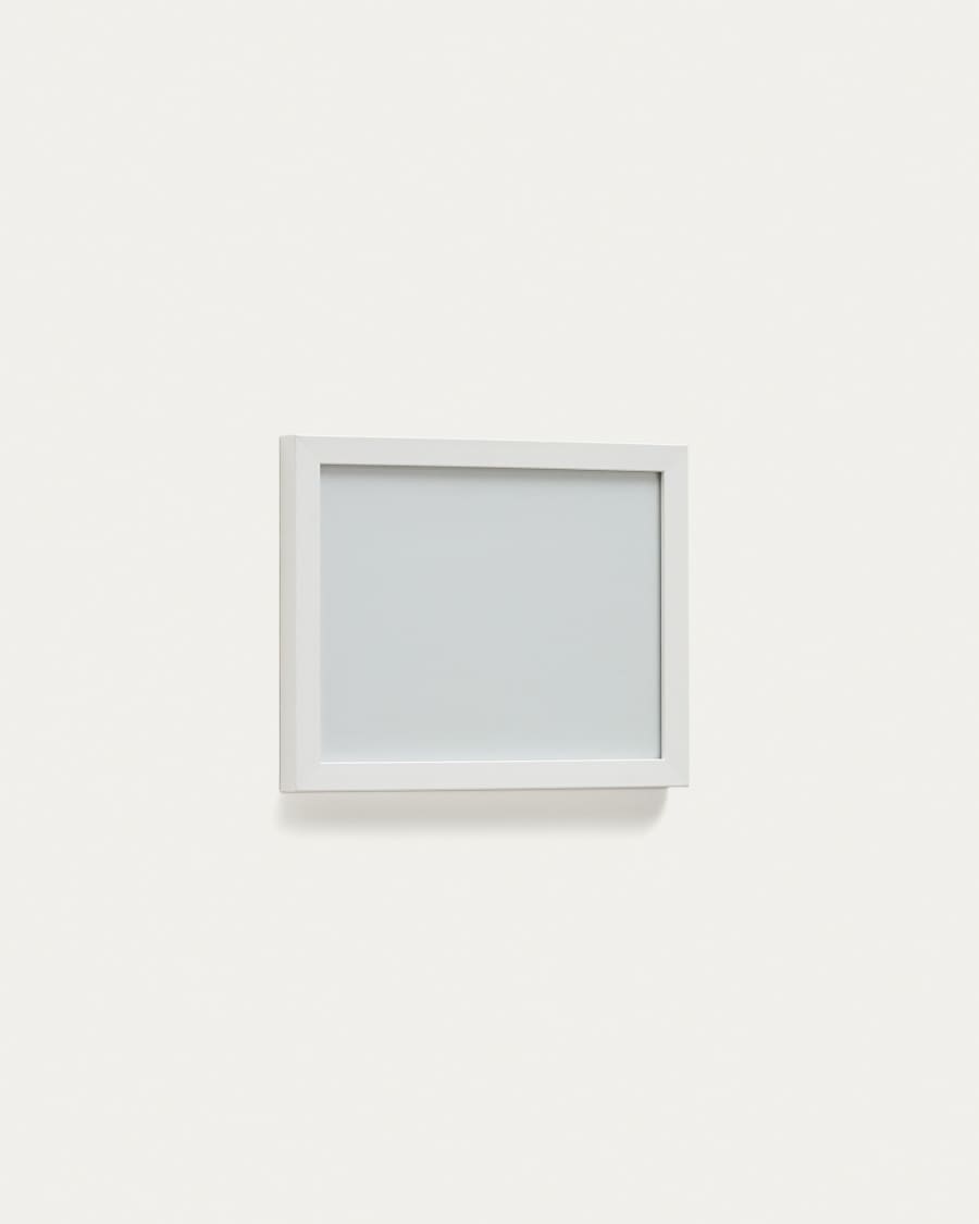 Neale wooden photo frame with white finish, 42 x 56 cm