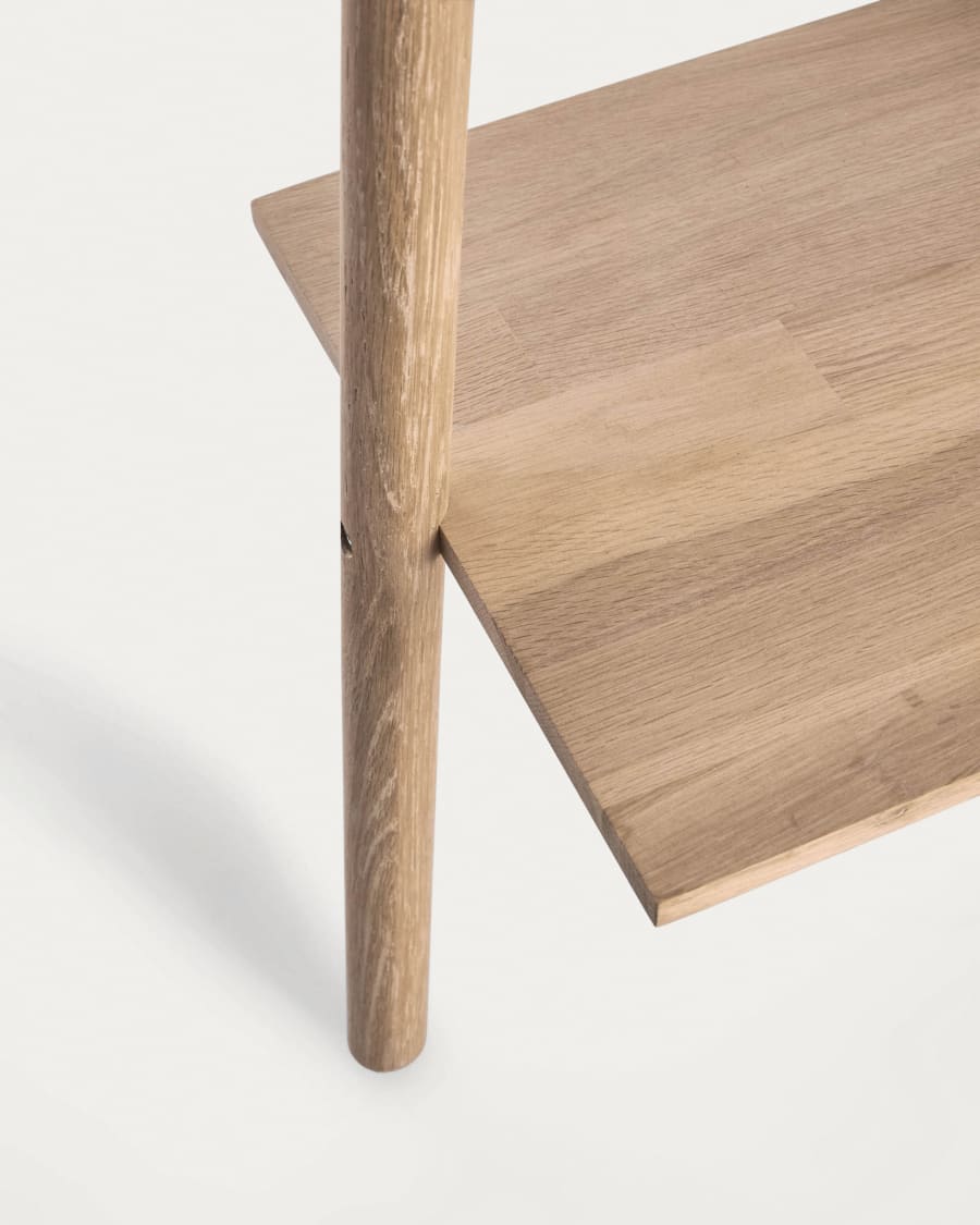 Espejo perchero de pie Keisy madera maciza abedul 45 x 160 cm Kave Home Spain