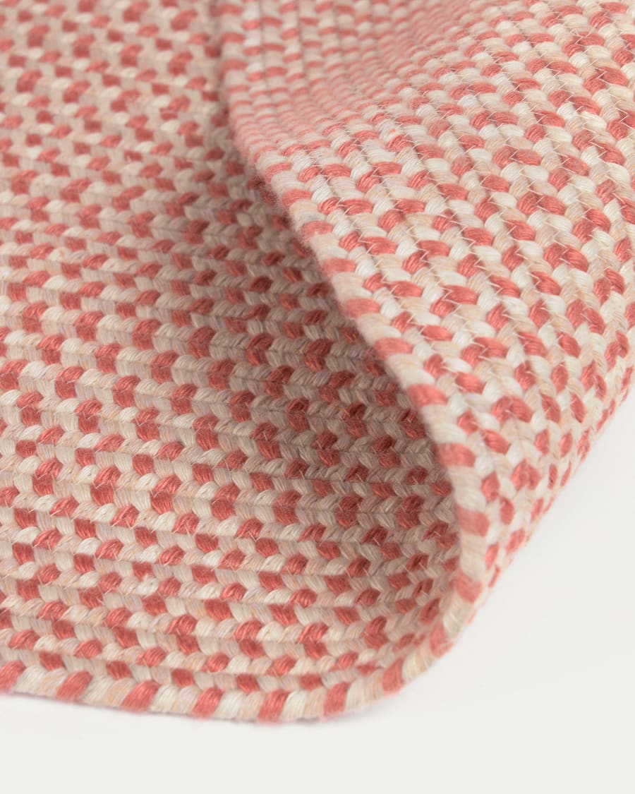 Rodhe 100% PET rug in terracotta Ø 150 cm