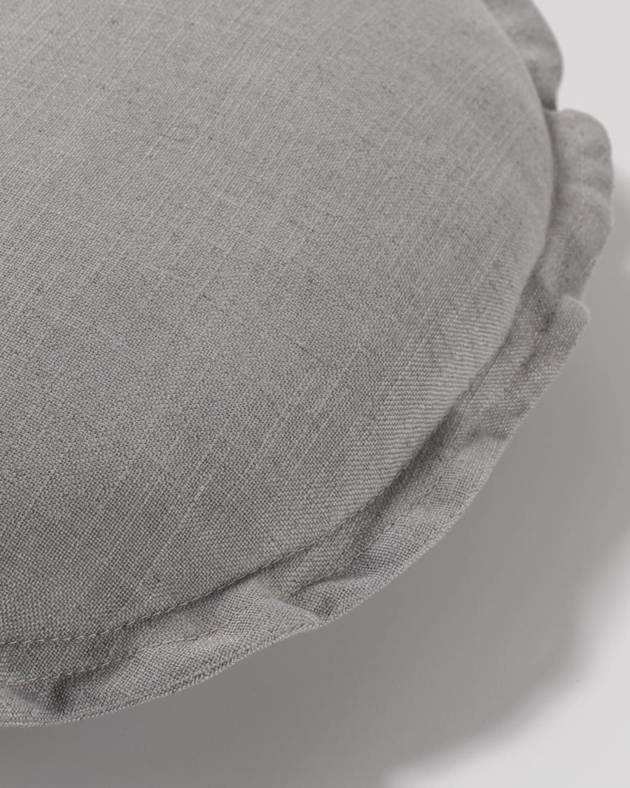 Κάλυμμα μαξιλαριού Maelina, γκρι, Ø45εκ