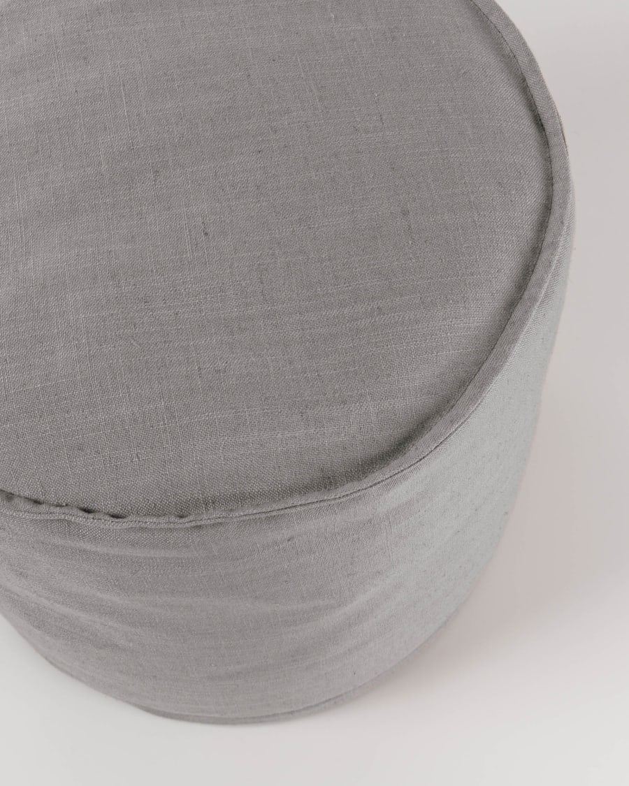 Grey Maelina Puf Ø 42 cm