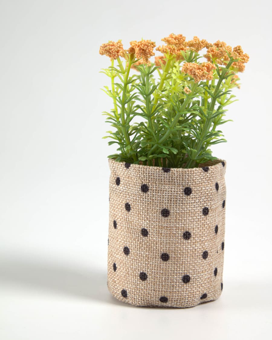 Artificial Leonitis leonurus plant in raffia pot