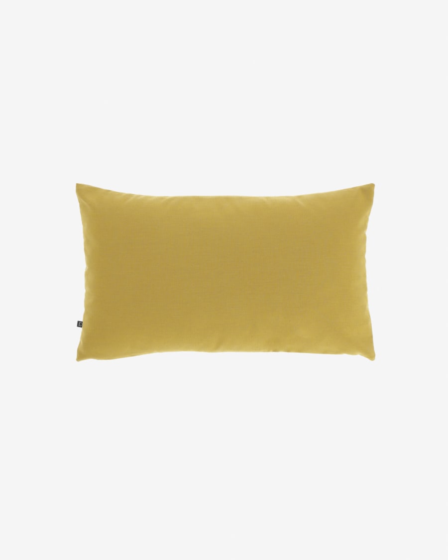 Mustard-yellow Nedra cushion cover 30 x 50 cm