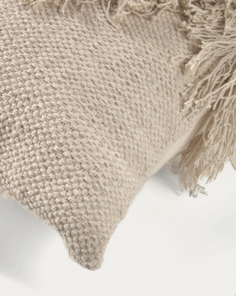 Κάλυμμα μαξιλαριού Paulin, 100% βαμβάκι, μπεζ, 45x45εκ