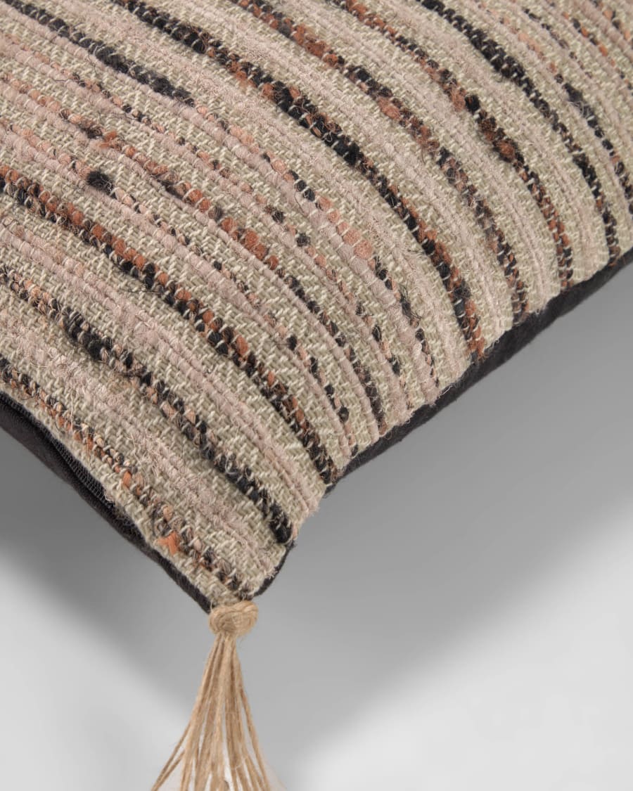 Briksa cotton and silk cushion cover multi-colour 45 x 45 cm