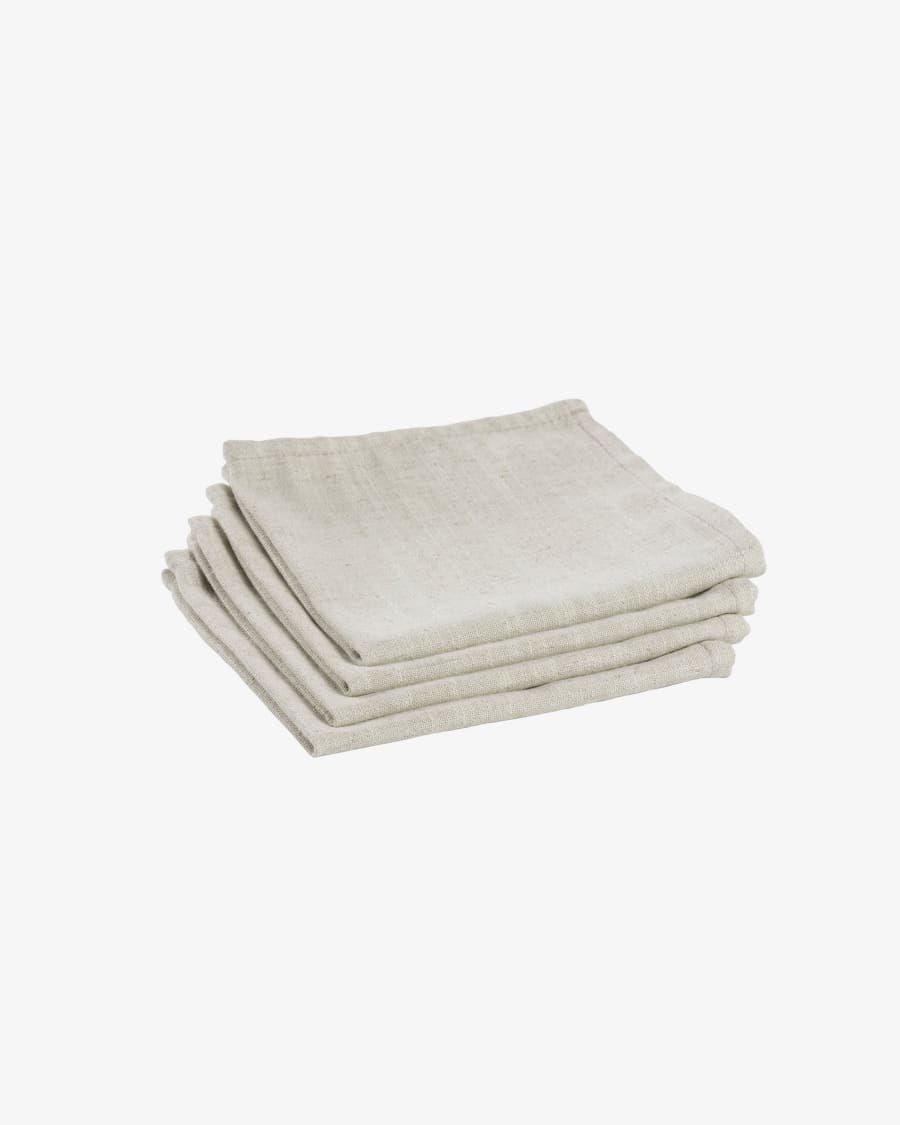 White Samay 4-napkin set