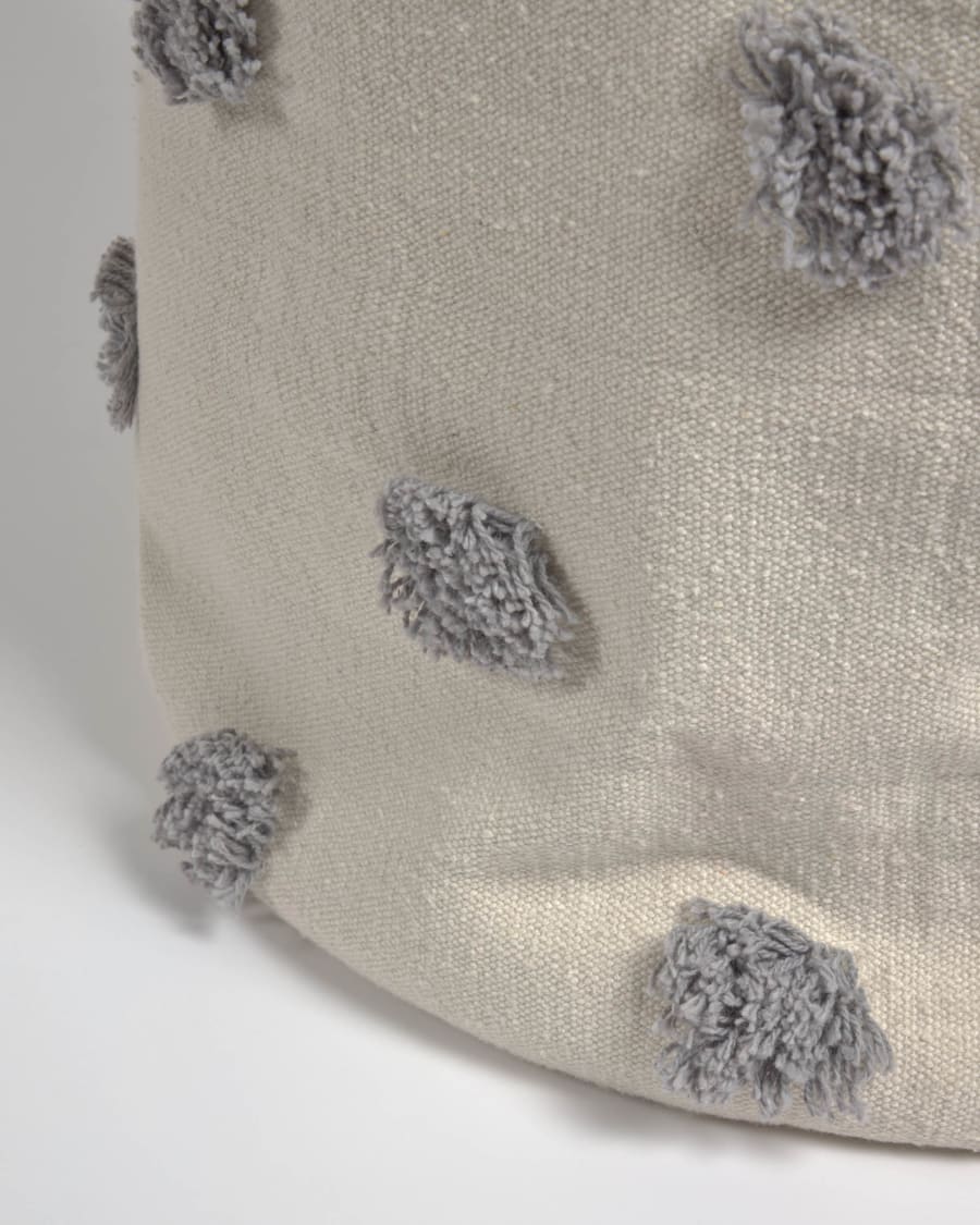 Large Khrista basket in grey