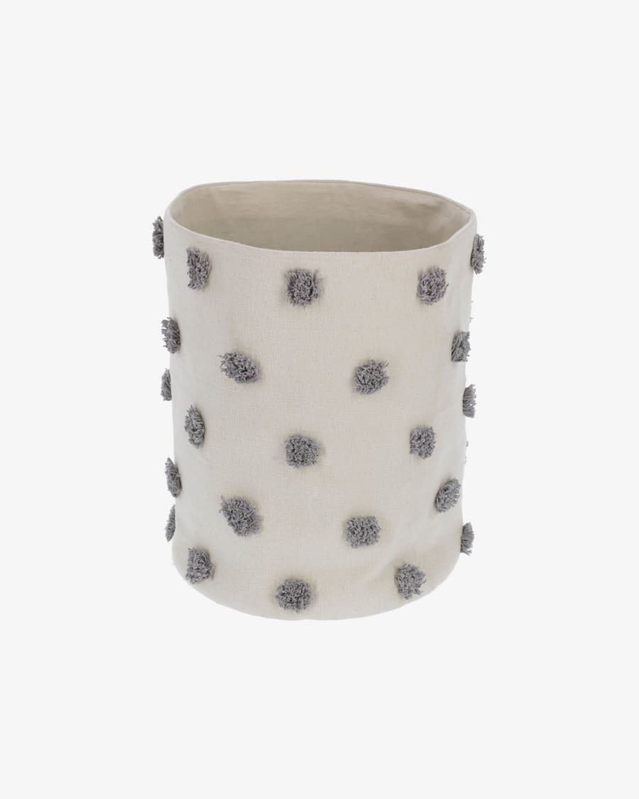 Large Khrista basket in grey