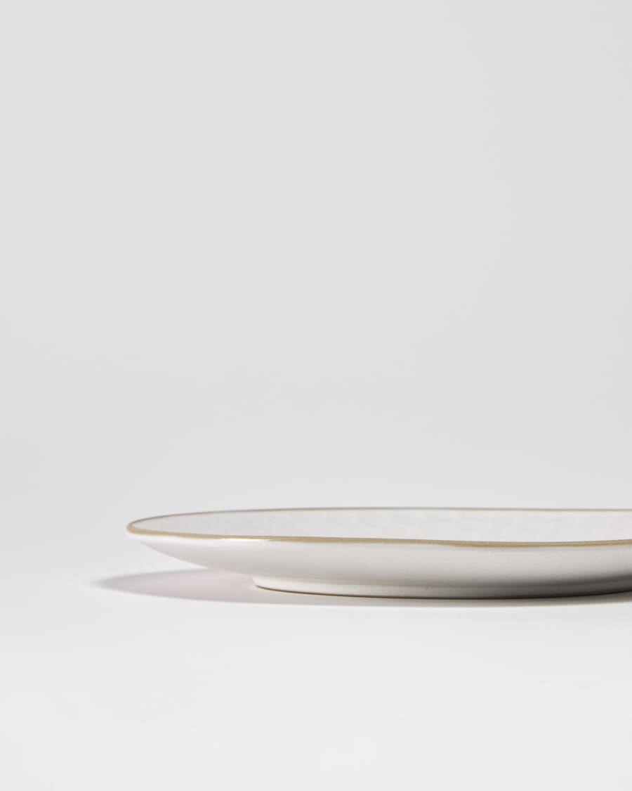 Κεραμικό πιάτο φρούτου Manami, λευκό