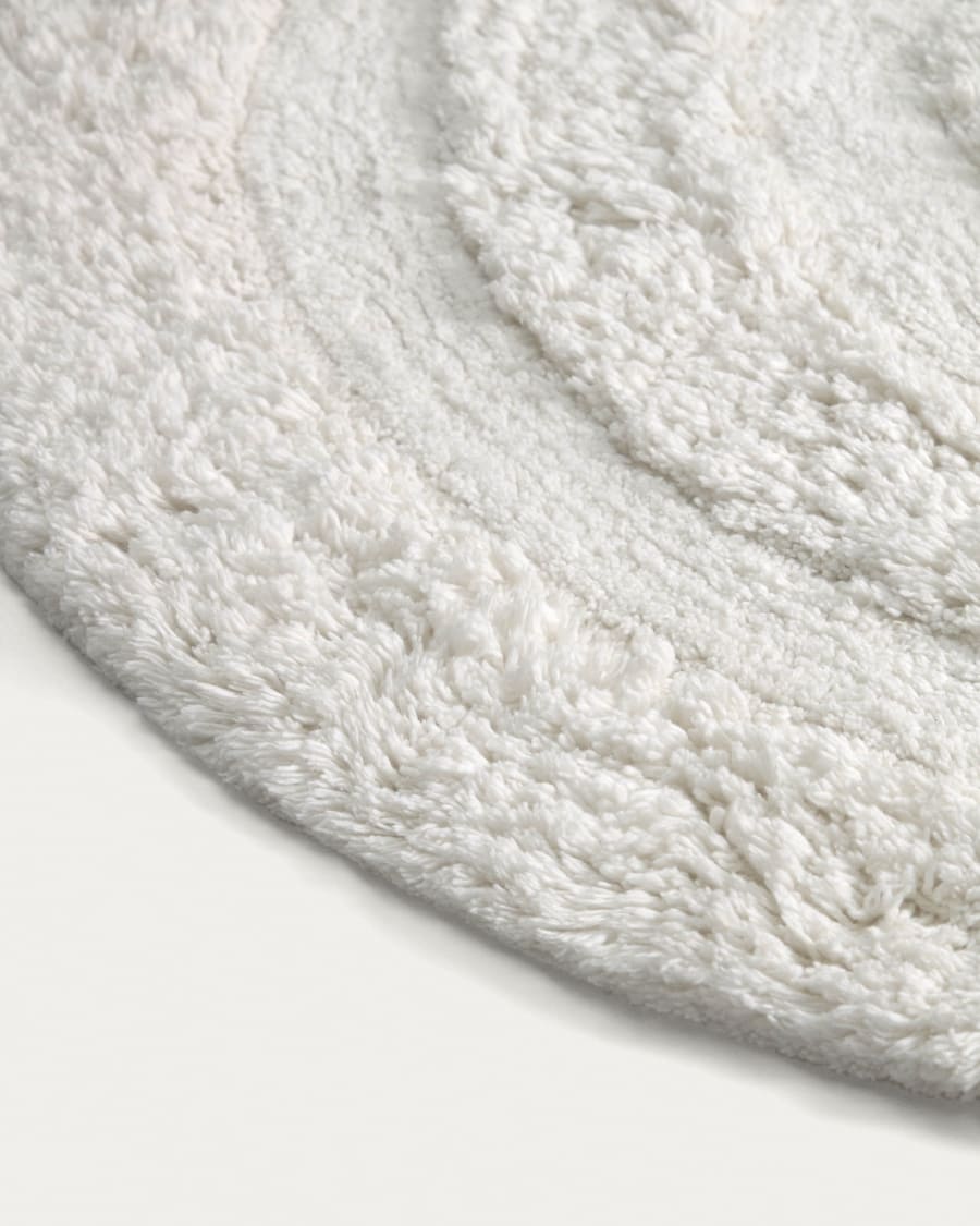 Tappeto rotondo Eligia in cotone Ø 120 cm