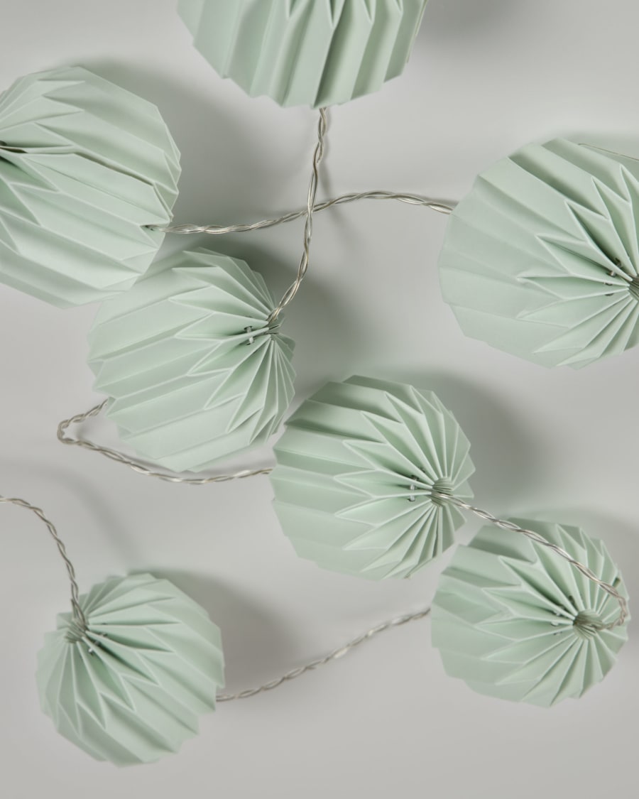 Yulia green string LED lights 2,5 m