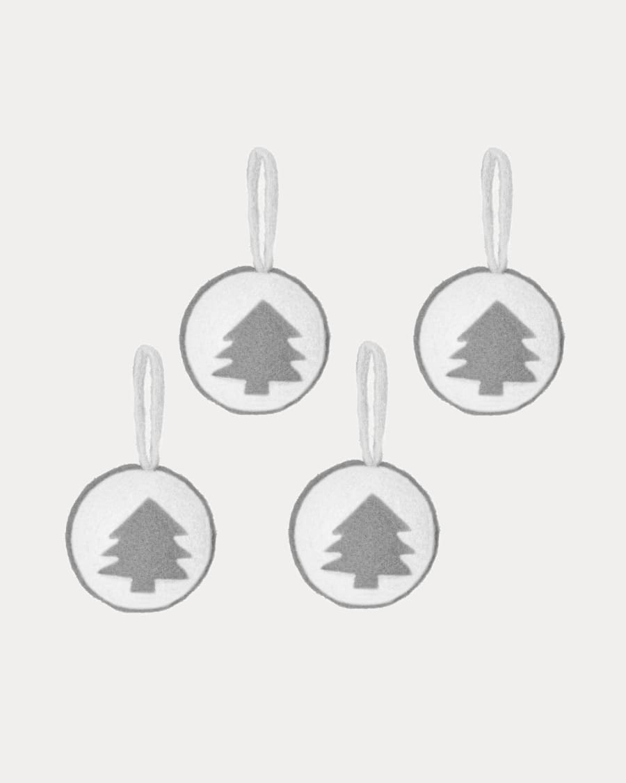 Set Cath di 4 palline decorative pendenti albero