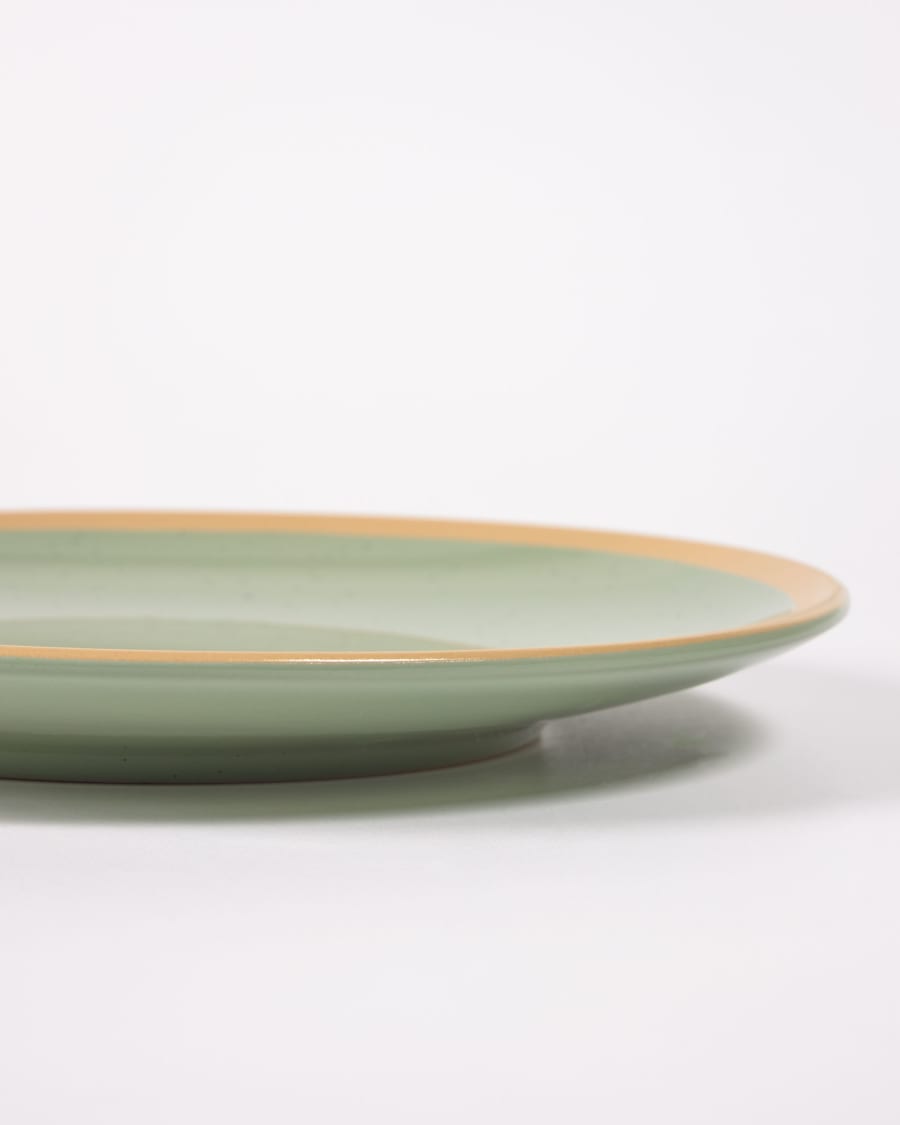Tilia ceramic plate light green