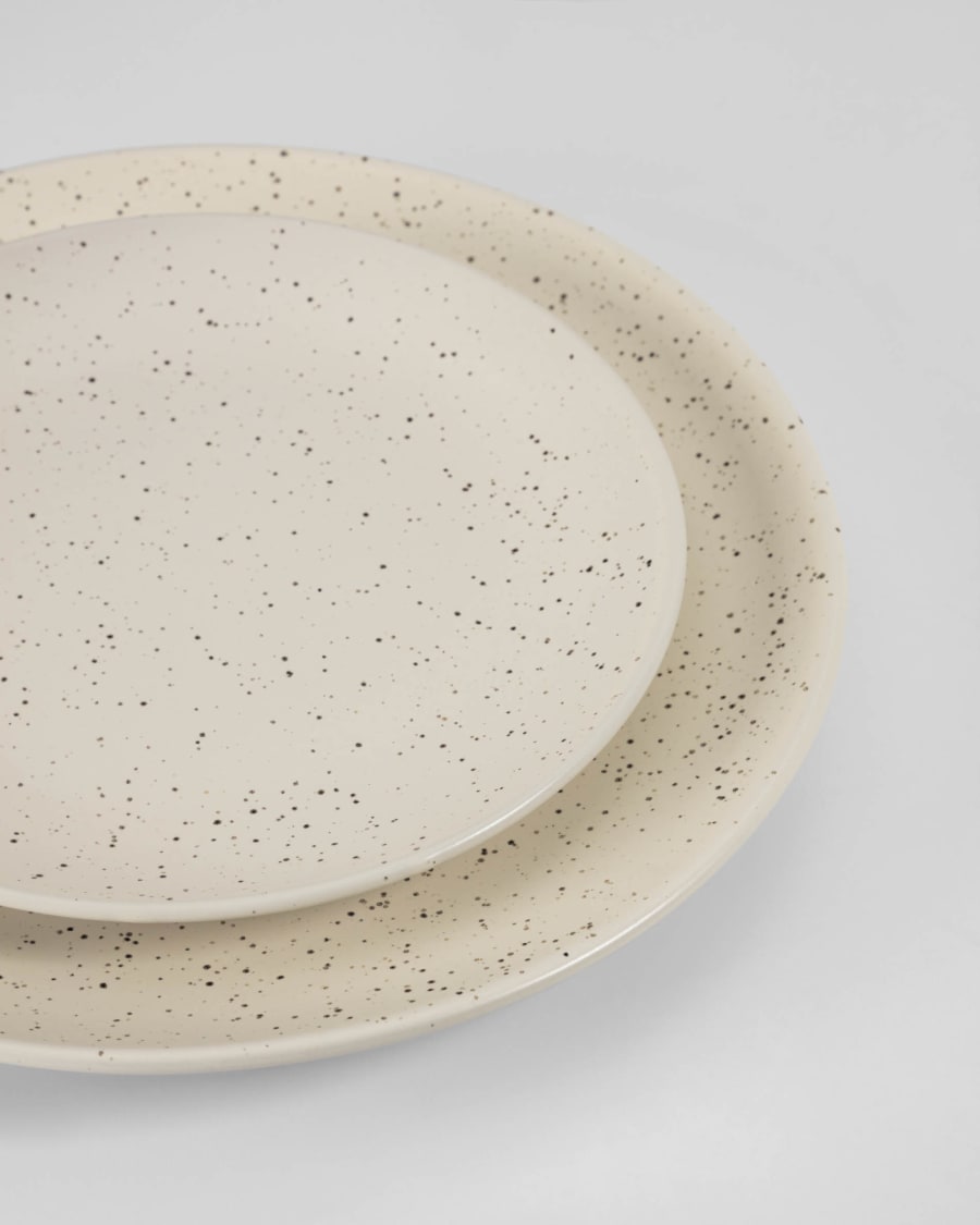 Aratani ceramic plate white