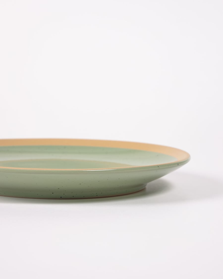 Tilia ceramic dessert plate light green