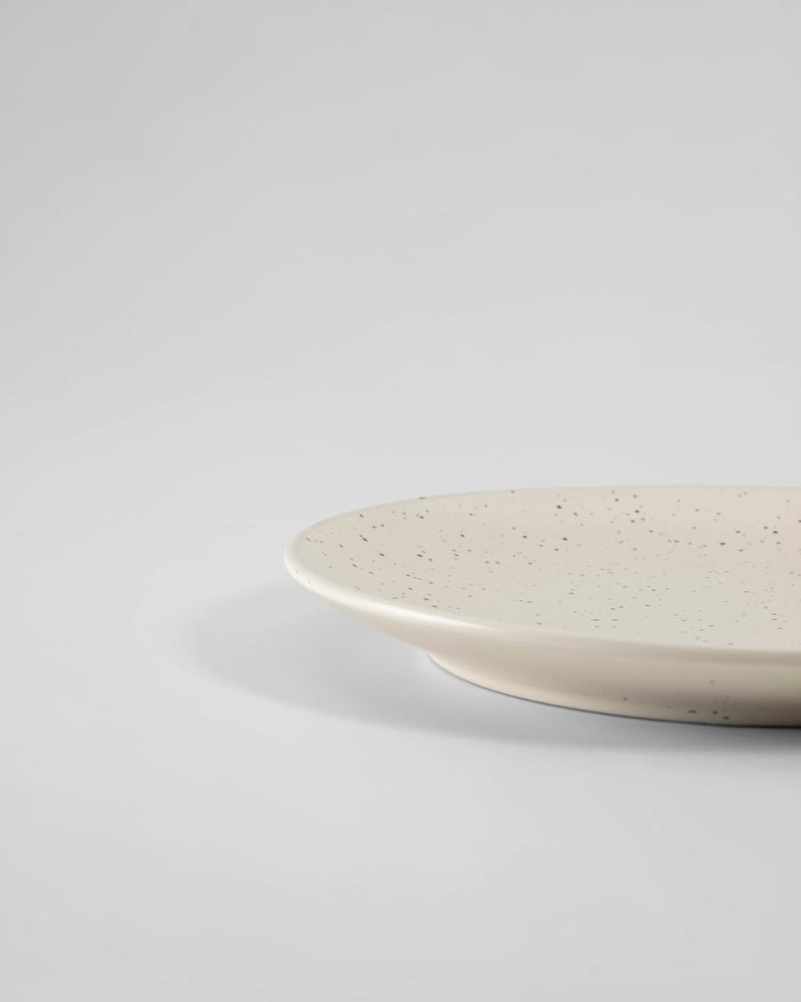 Aratani ceramic dessert plate white