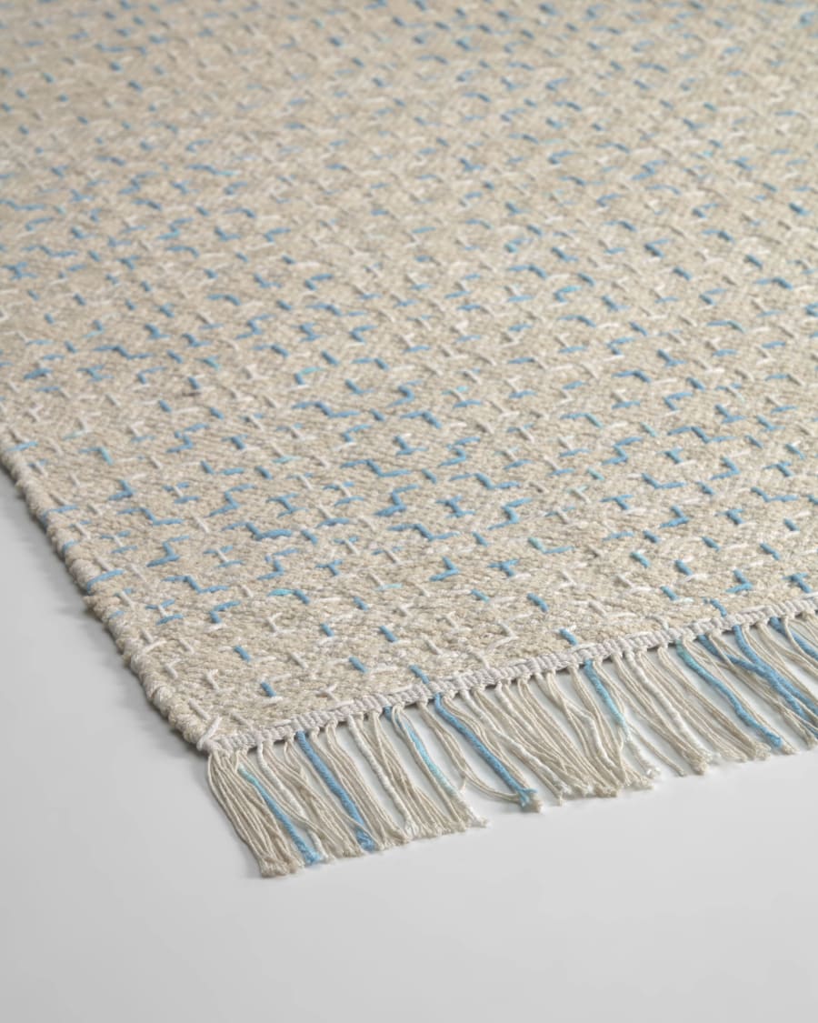 Nur blue rug 70 x 140 cm