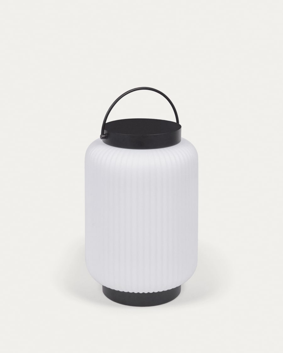 Verona table lamp in polythene and metal with black finish