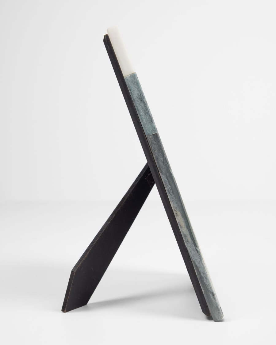 Κορνίζα Wilmina, πράσινο μάρμαρο και ξύλο, 25 x 20 εκ