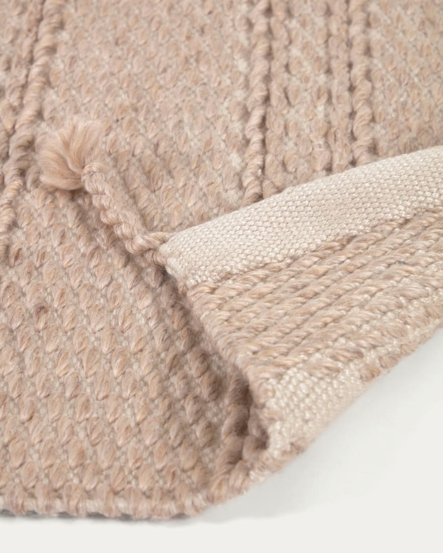 Χαλί Kaie, 100% PET, μπεζ, 160 x 230 εκ