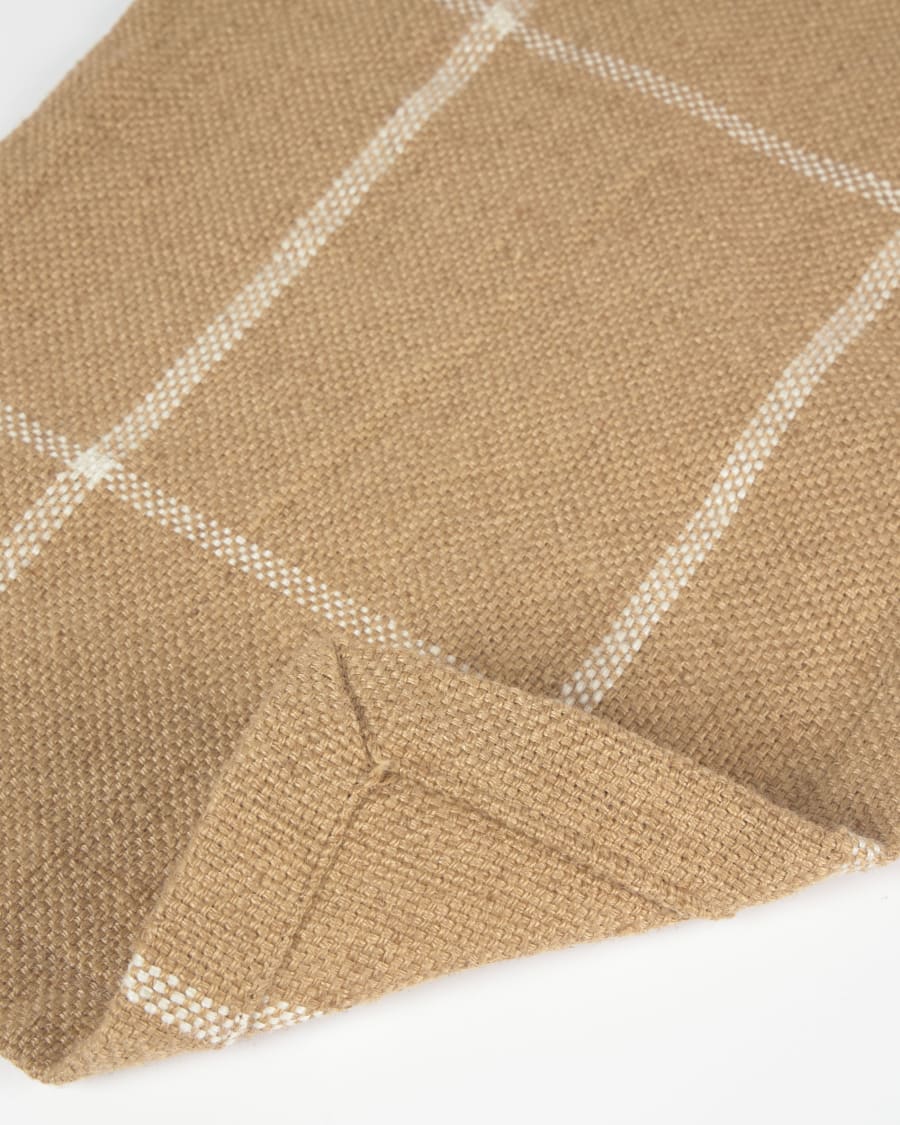 Micaela 100% PET 2-individual placemat set in brown
